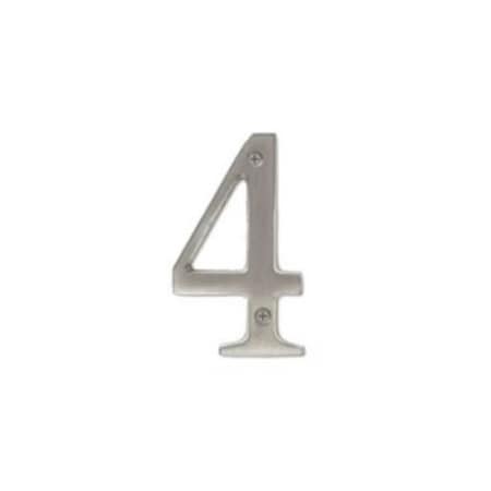 Delaney Hardware No 4 BLACK METAL HOUSE NUMBER 4205004